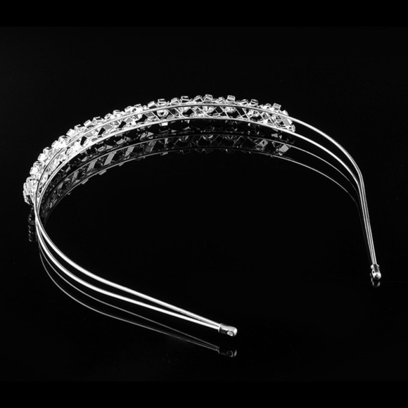 Crystal headband bride bridesmaid prom homecoming - Picture 4 of 4